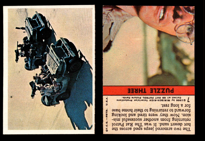 Rat Patrol 1966 Topps Vintage Card You Pick Singles #1-66 #7  - TvMovieCards.com