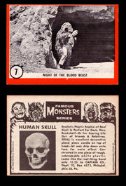 Famous Monsters 1963 Vintage Trading Cards You Pick Singles #1-64 #7  - TvMovieCards.com