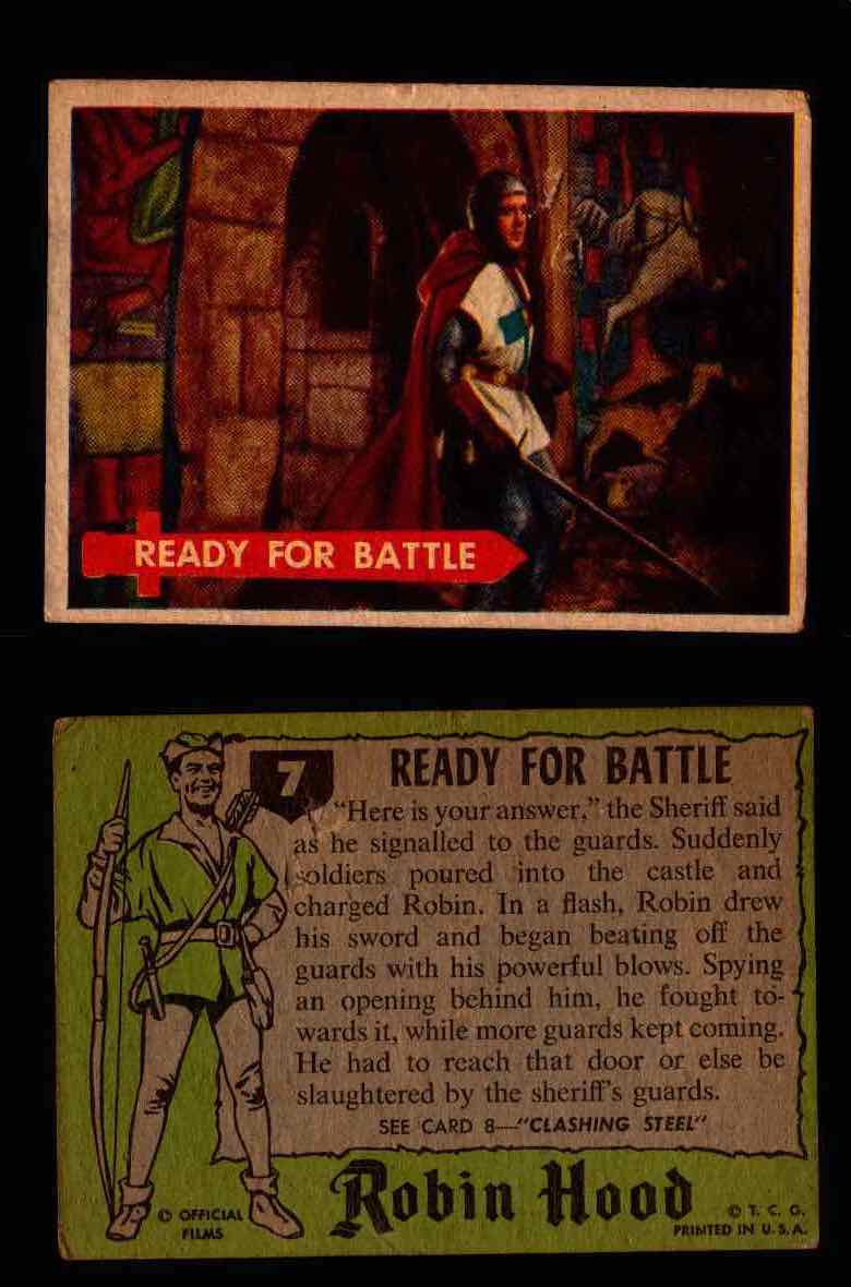 1957 Robin Hood Topps Vintage Trading Cards You Pick Singles #1-60 #7  - TvMovieCards.com