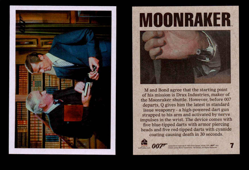 James Bond Archives Spectre Moonraker Movie Throwback U Pick Single Cards #1-61 #7  - TvMovieCards.com
