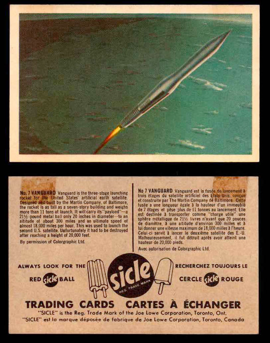 1959 Airplanes Sicle Popsicle Joe Lowe Corp Vintage Trading Card You Pick Single #7  - TvMovieCards.com