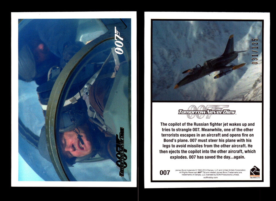 James Bond Archives 2014 Tomorrow Never Dies Gold Parallel Card You Pick Singles #7  - TvMovieCards.com