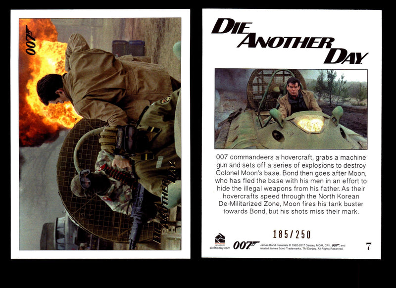 James Bond Archives 2017 Final Edition Die Another Day Gold Parallel Card Single #7  - TvMovieCards.com