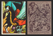 1973-74 Monster Initials Puzzle Trading Cards You Pick Singles #1-#9 Topps 7	  bottom left  - TvMovieCards.com