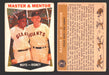 1960 Topps Baseball Trading Card You Pick Singles #1-#250 VG/EX 7 - Master & Mentor - Mays/Rigney (creased)  - TvMovieCards.com