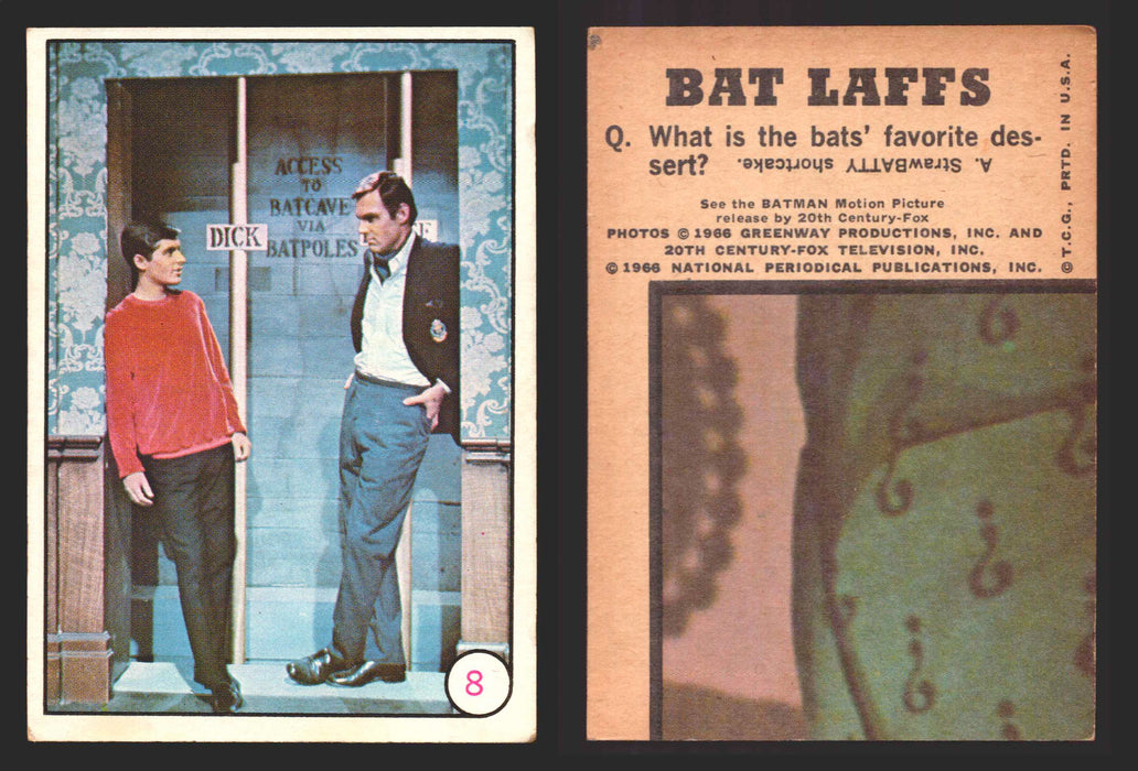 Batman Bat Laffs Vintage Trading Card You Pick Singles #1-#55 Topps 1966 #8  - TvMovieCards.com