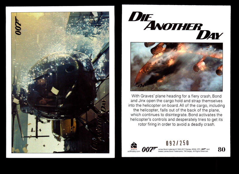 James Bond Archives 2017 Final Edition Die Another Day Gold Parallel Card Single - TvMovieCards.com