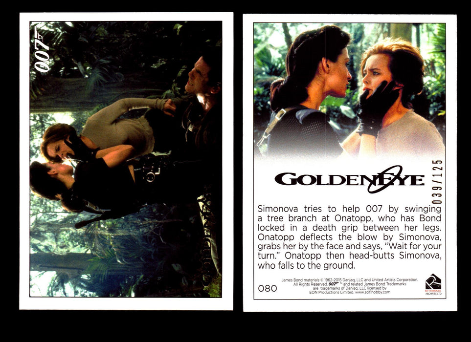 James Bond Archives 2015 Goldeneye Gold Parallel Card You Pick Single #1-#102 #80  - TvMovieCards.com