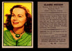1953 Bowman NBC TV & Radio Stars Vintage Trading Card You Pick Singles #1-96 #80 Claire Niesen  - TvMovieCards.com