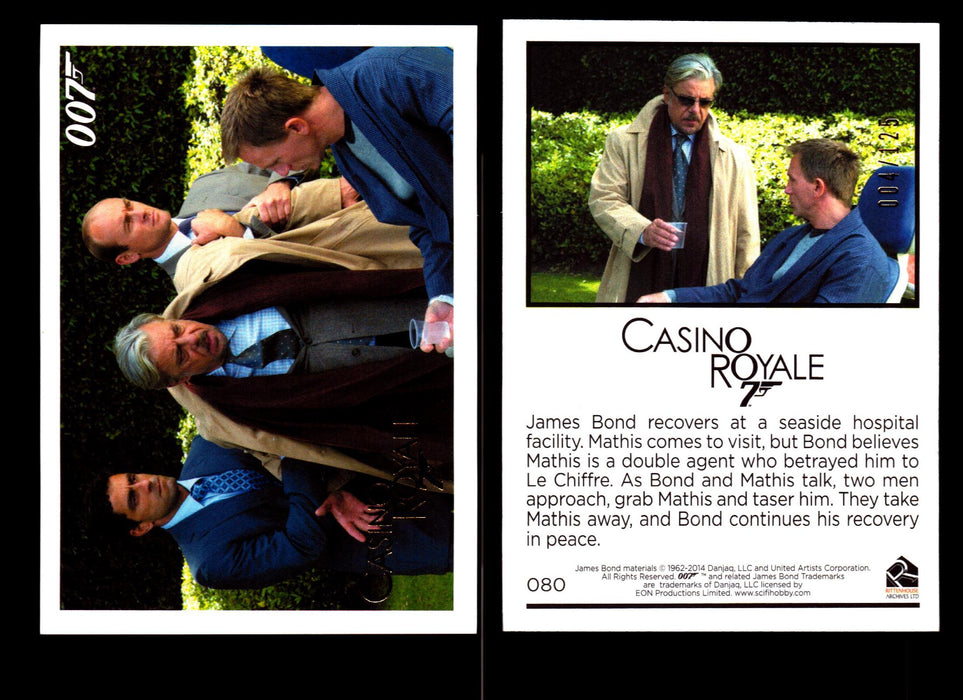 James Bond Archives 2014 Casino Royal Gold Parallel Card You Pick Number #80  - TvMovieCards.com