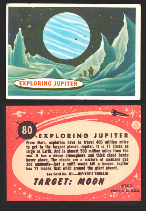 Space Cards Target Moon Cards Topps Trading Cards #1-88 You Pick Singles 80   Exploring Jupiter  - TvMovieCards.com