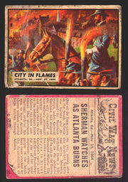 Civil War News Vintage Trading Cards A&BC Gum You Pick Singles #1-88 1965 80   City in Flame  - TvMovieCards.com