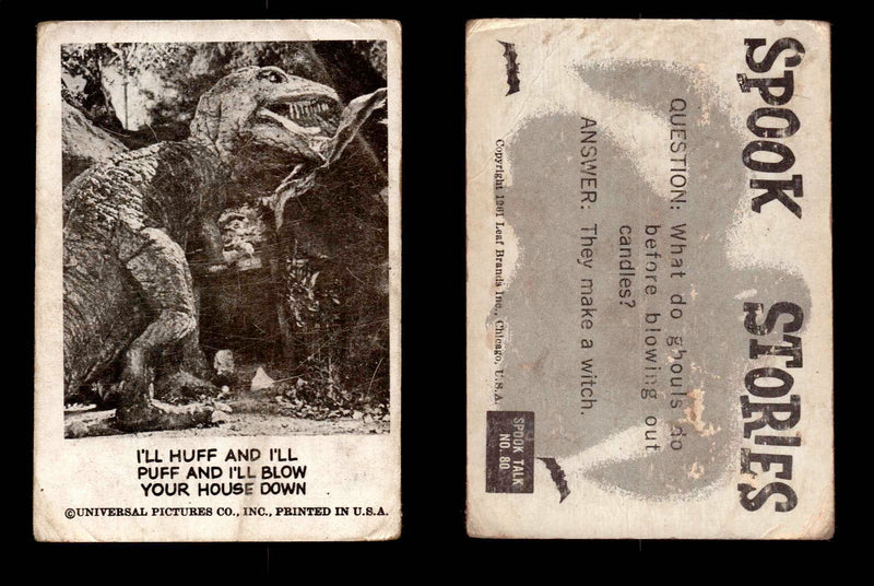 1961 Spook Stories Series 2 Leaf Vintage Trading Cards You Pick Singles #72-#144 #80  - TvMovieCards.com