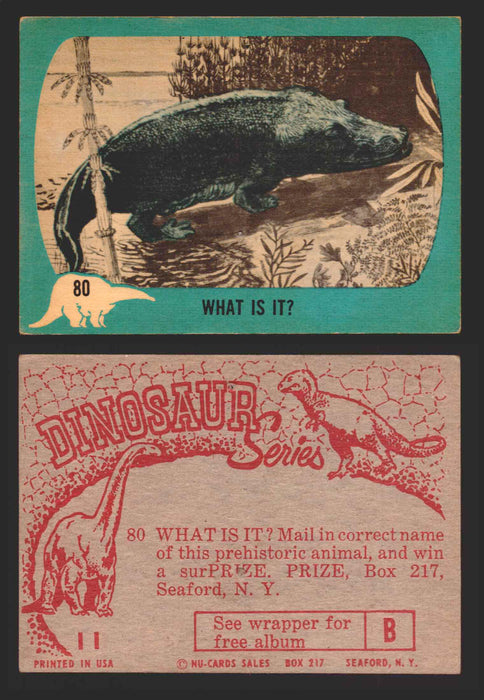 1961 Dinosaur Series Vintage Trading Card You Pick Singles #1-80 Nu Card 80	What Is it?  - TvMovieCards.com