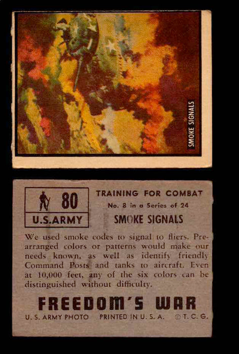 1950 Freedom's War Korea Topps Vintage Trading Cards You Pick Singles #1-100 #80  - TvMovieCards.com