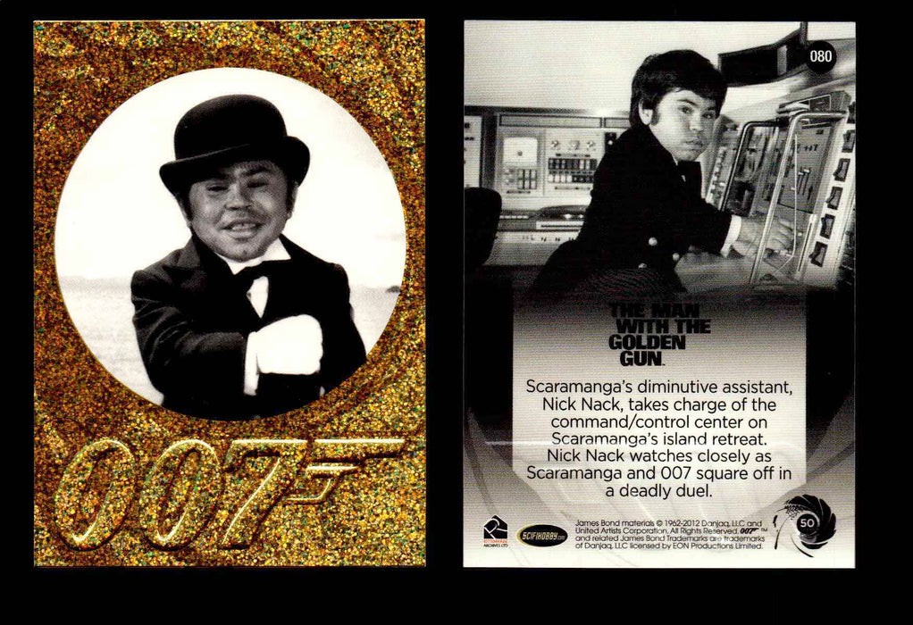 James Bond 50th Anniversary Series Two Gold Parallel Chase Card Singles #2-198 #80  - TvMovieCards.com