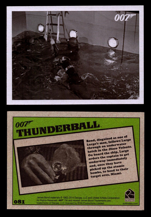 James Bond Archives 2014 Thunderball Throwback You Pick Single Card #1-99 #81  - TvMovieCards.com