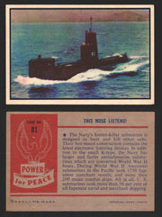 1954 Power For Peace Vintage Trading Cards You Pick Singles #1-96 81   This Nose Listens!  - TvMovieCards.com