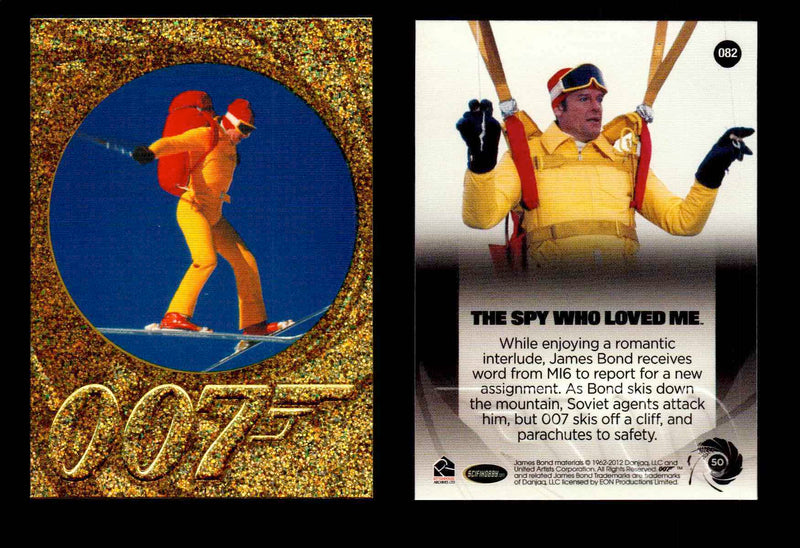 James Bond 50th Anniversary Series Two Gold Parallel Chase Card Singles #2-198 #82  - TvMovieCards.com