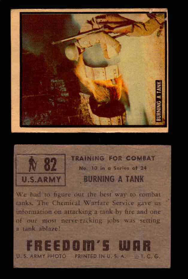 1950 Freedom's War Korea Topps Vintage Trading Cards You Pick Singles #1-100 #82  - TvMovieCards.com