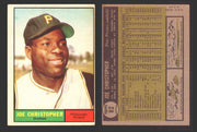 1961 Topps Baseball Trading Card You Pick Singles #1-#99 VG/EX #	82 Joe Christopher - Pittsburgh Pirates RC  - TvMovieCards.com