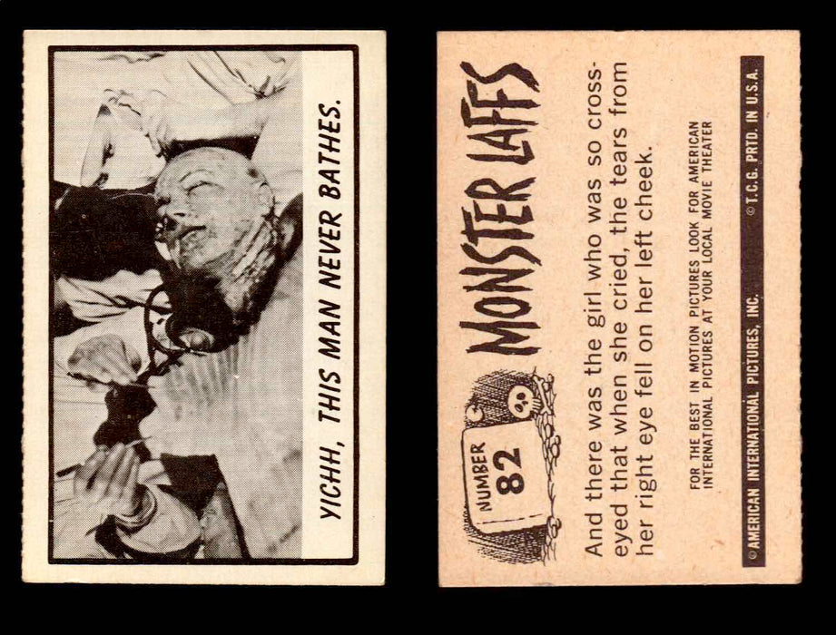 1966 Monster Laffs Midgee Vintage Trading Card You Pick Singles #1-108 Horror #82  - TvMovieCards.com