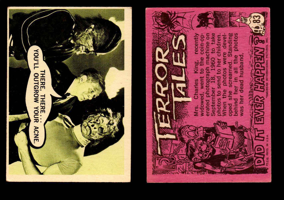 1967 Movie Monsters Terror Tales Vintage Trading Cards You Pick Singles #1-88 #83  - TvMovieCards.com