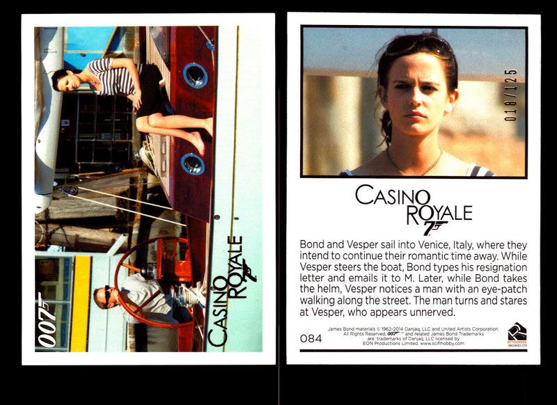 James Bond Archives 2014 Casino Royal Gold Parallel Card You Pick Number #84  - TvMovieCards.com