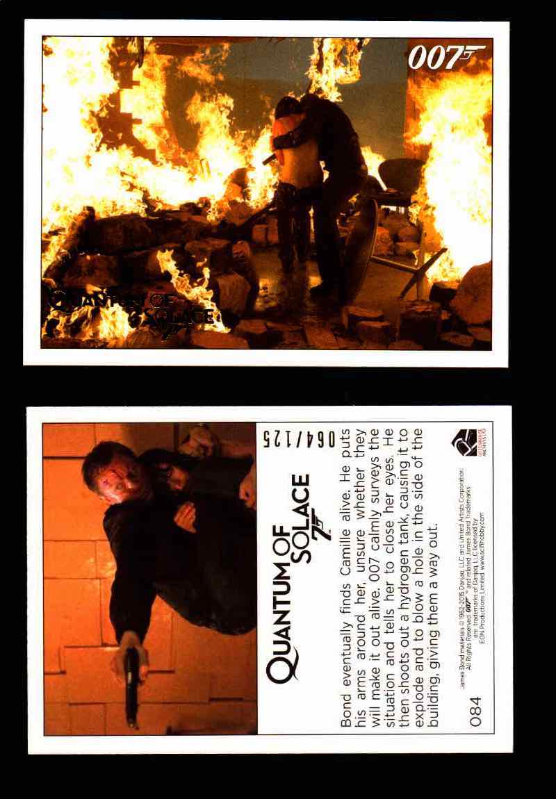James Bond Archives Quantum of Solace Gold Parallel You Pick Single Cards #1-90 #84  - TvMovieCards.com