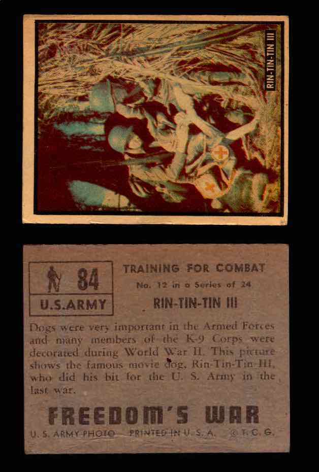 1950 Freedom's War Korea Topps Vintage Trading Cards You Pick Singles #1-100 #84  - TvMovieCards.com