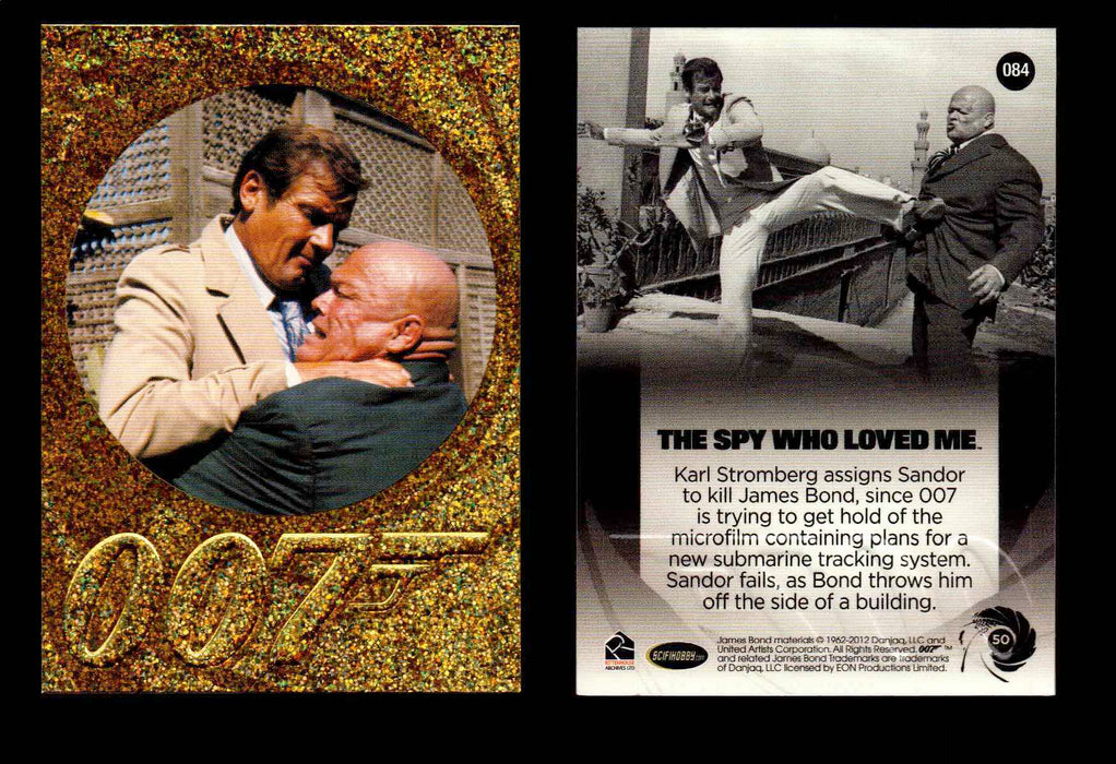 James Bond 50th Anniversary Series Two Gold Parallel Chase Card Singles #2-198 #84  - TvMovieCards.com