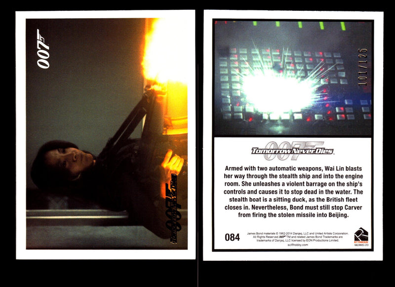 James Bond Archives 2014 Tomorrow Never Dies Gold Parallel Card You Pick Singles #84  - TvMovieCards.com