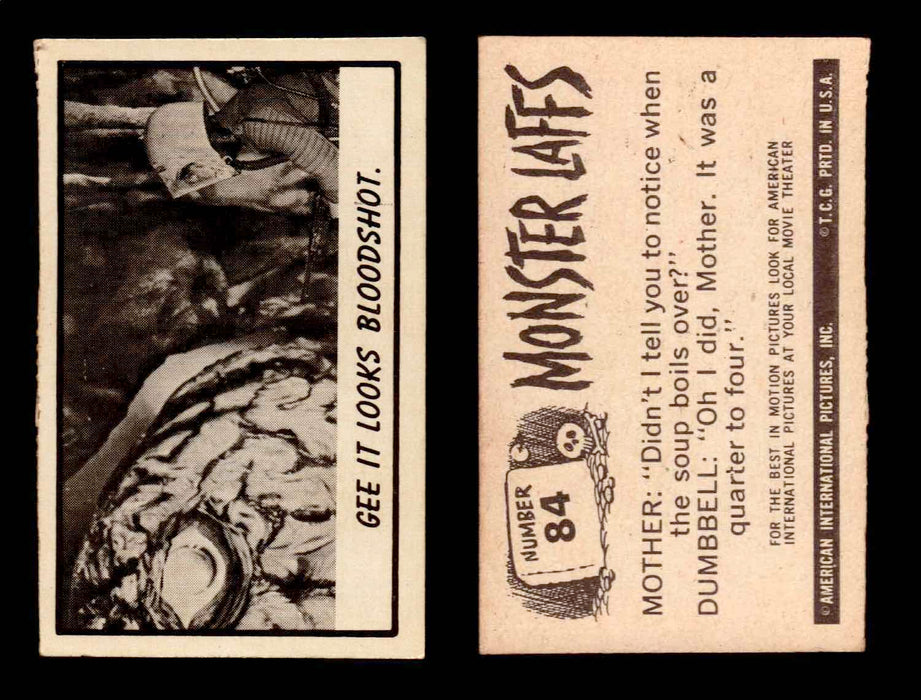 1966 Monster Laffs Midgee Vintage Trading Card You Pick Singles #1-108 Horror #84  - TvMovieCards.com