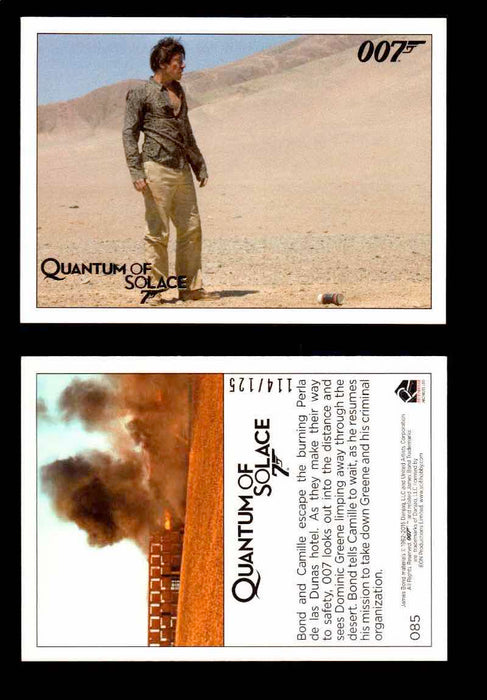 James Bond Archives Quantum of Solace Gold Parallel You Pick Single Cards #1-90 #85  - TvMovieCards.com