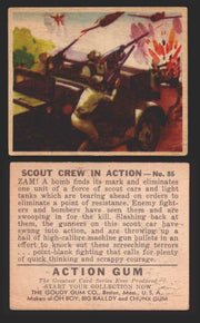 1938 Action Gum Vintage Trading Cards #1-96 You Pick Singles Goudy Gum #85   Scout Crew in Action  - TvMovieCards.com