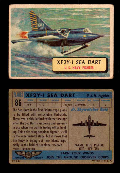 1957 Planes Series II Topps Vintage Card You Pick Singles #61-120 #86  - TvMovieCards.com