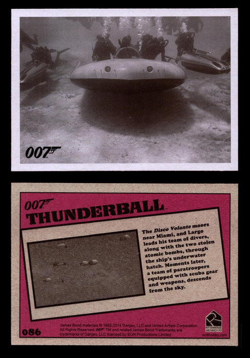 James Bond Archives 2014 Thunderball Throwback You Pick Single Card #1-99 #86  - TvMovieCards.com
