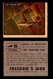 1950 Freedom's War Korea Topps Vintage Trading Cards You Pick Singles #1-100 #86  - TvMovieCards.com