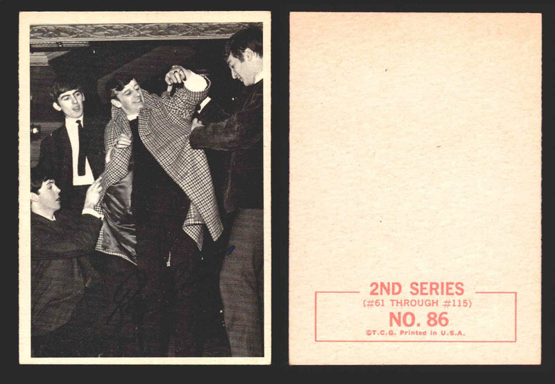 Beatles Series 2 Topps 1964 Vintage Trading Cards You Pick Singles #61-#115 #86  - TvMovieCards.com