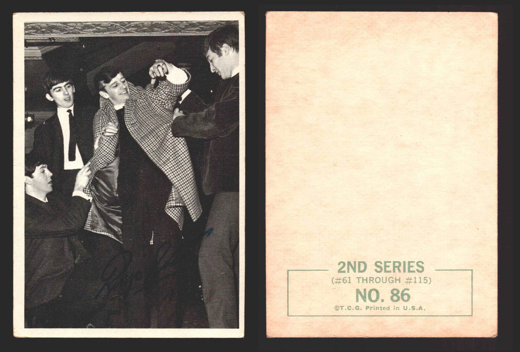 Beatles Series 2 Topps 1964 Vintage Trading Cards You Pick Singles #61-#115 #86  - TvMovieCards.com