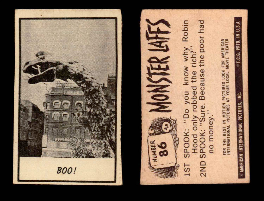 1966 Monster Laffs Midgee Vintage Trading Card You Pick Singles #1-108 Horror #86  - TvMovieCards.com