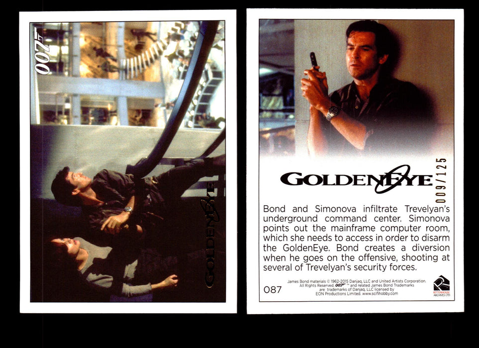James Bond Archives 2015 Goldeneye Gold Parallel Card You Pick Single #1-#102 #87  - TvMovieCards.com