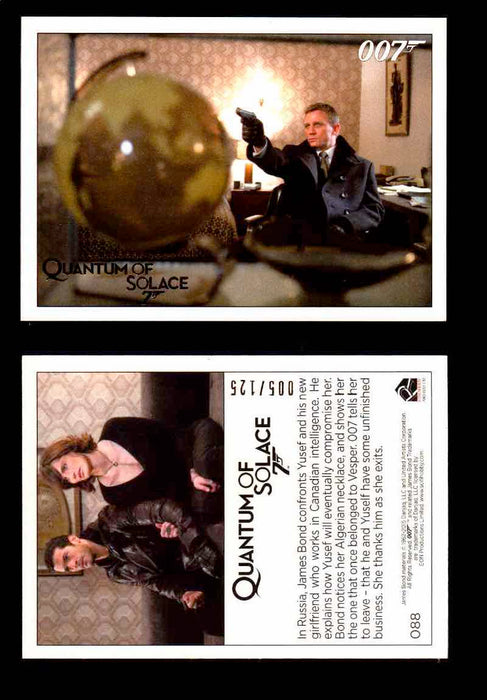 James Bond Archives Quantum of Solace Gold Parallel You Pick Single Cards #1-90 #88  - TvMovieCards.com