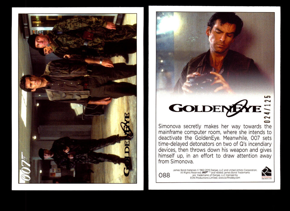 James Bond Archives 2015 Goldeneye Gold Parallel Card You Pick Single #1-#102 #88  - TvMovieCards.com