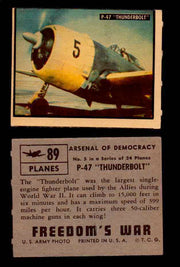 1950 Freedom's War Korea Topps Vintage Trading Cards You Pick Singles #1-100 #89  - TvMovieCards.com