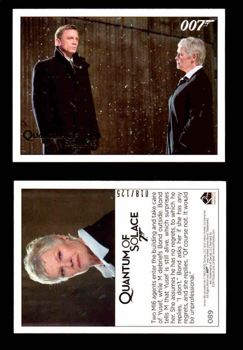 James Bond Archives Quantum of Solace Gold Parallel You Pick Single Cards #1-90 #89  - TvMovieCards.com