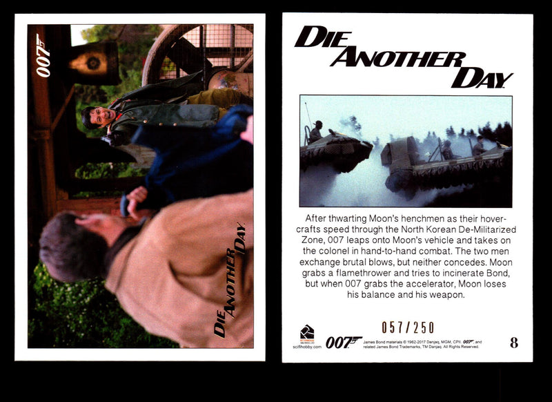 James Bond Archives 2017 Final Edition Die Another Day Gold Parallel Card Single #8  - TvMovieCards.com