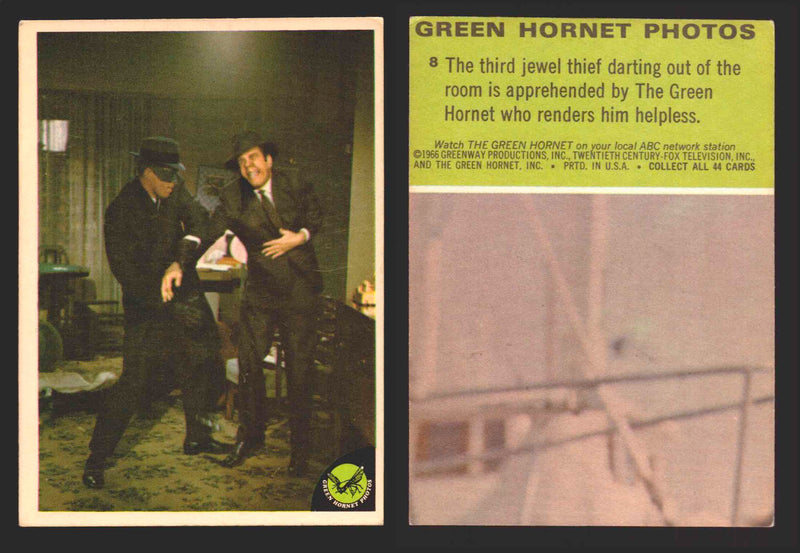 1966 Green Hornet Photos Donruss Vintage Trading Cards You Pick Singles #1-44 #	8 (creased)  - TvMovieCards.com