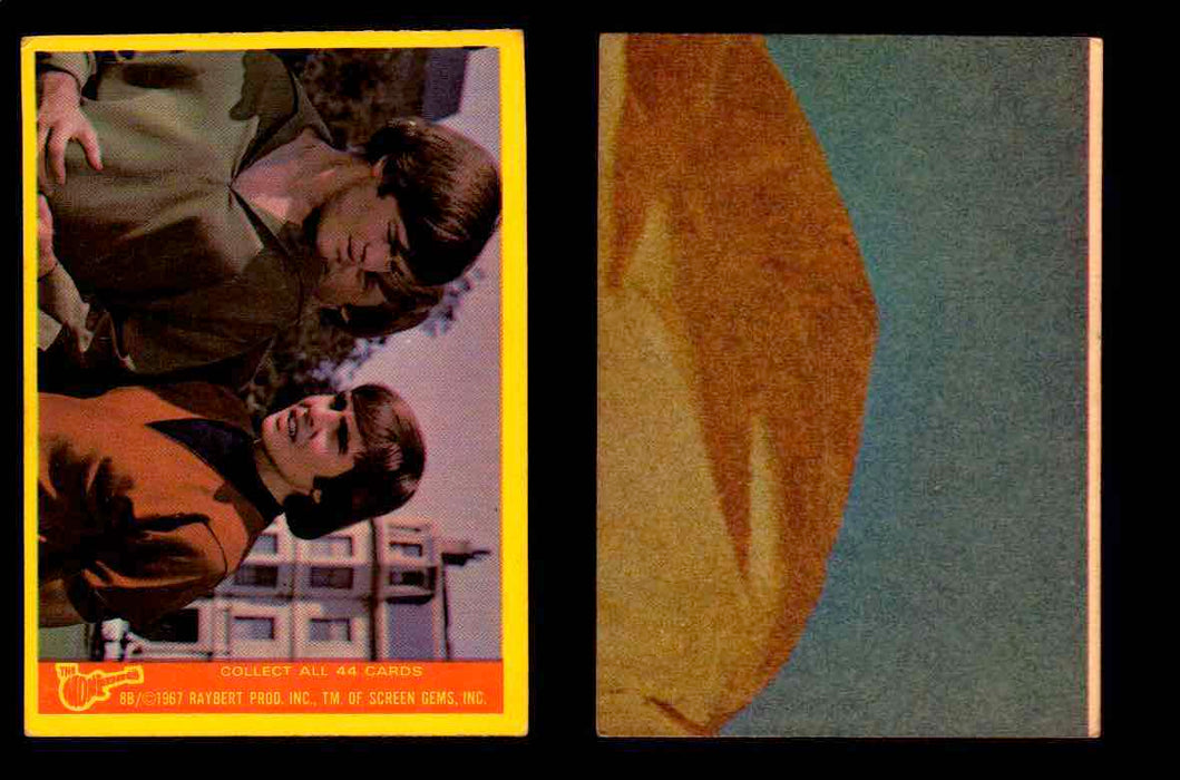 The Monkees Series B TV Show 1967 Vintage Trading Cards You Pick Singles #1B-44B #8  - TvMovieCards.com