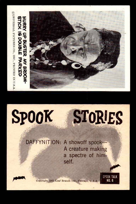 1961 Spook Stories Series 1 Leaf Vintage Trading Cards You Pick Singles #1-#72 #8  - TvMovieCards.com